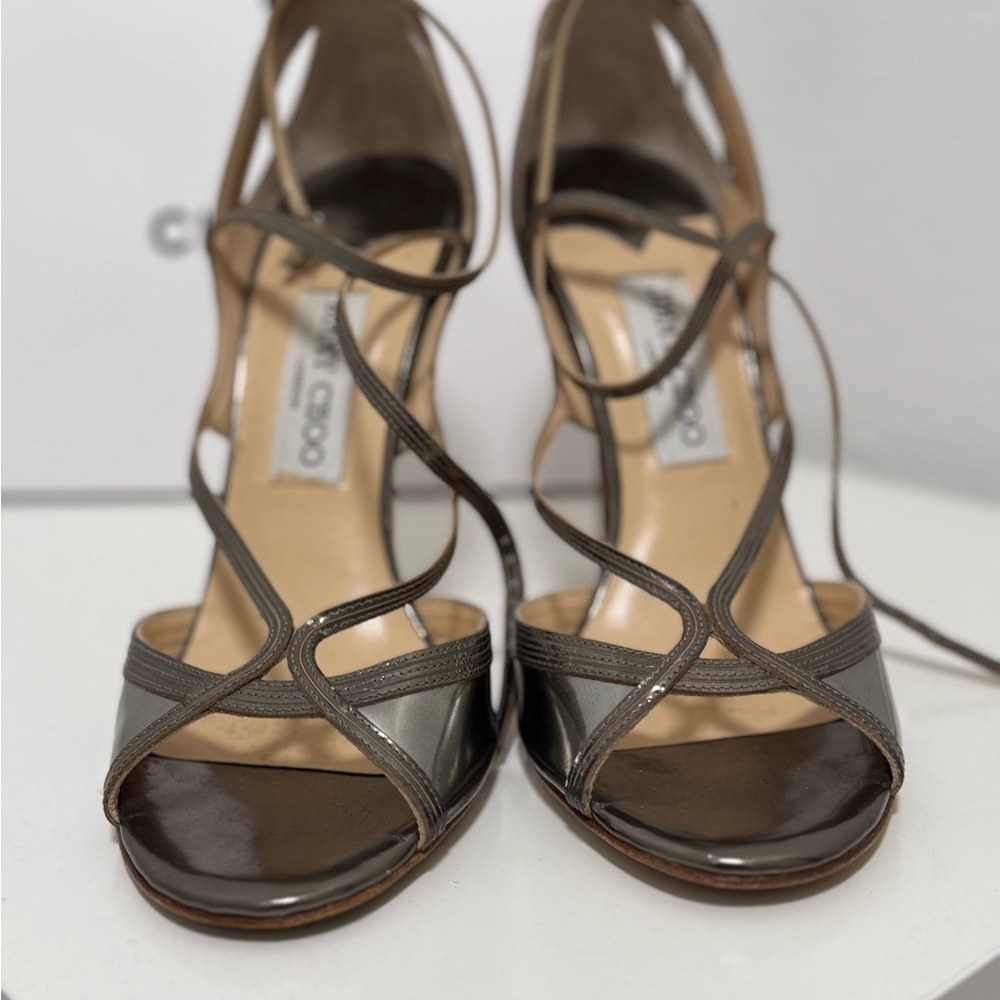 Jimmy Choo Brown Strappy Sandals